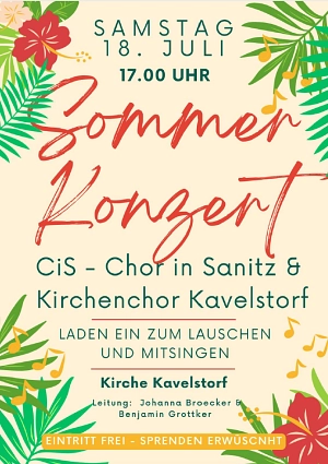 Sommerkonzert Kirche Kavelstorf